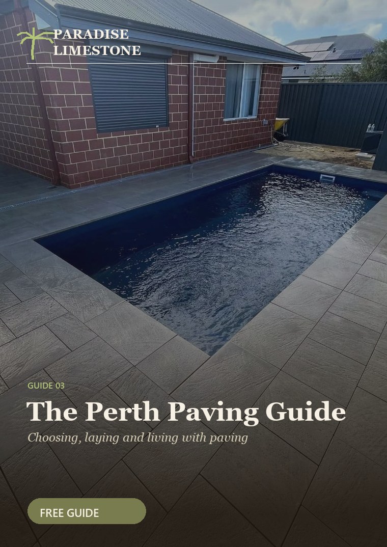 Cover of the guide: The Perth Paving Guide
